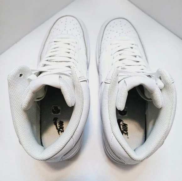 Nike Court Vision Mid Triple White Men's Shoes/Sneakers DC5466-100 Size 10 - Picture 5 of 11